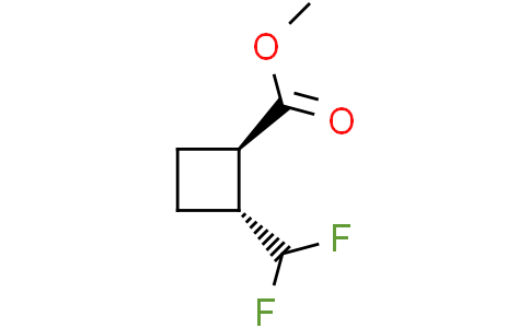 methyl (1R,2R)-2-(difluoromethyl)cyclobutanecarboxylate
