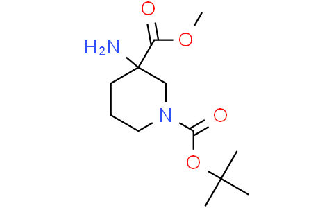 1-(tert-Butyl) 3-methyl 3-aminopiperidine-1,3-dicarboxylate
