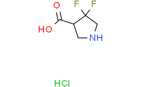 4,4-difluoropyrrolidine-3-carboxylic acid hydrochloride