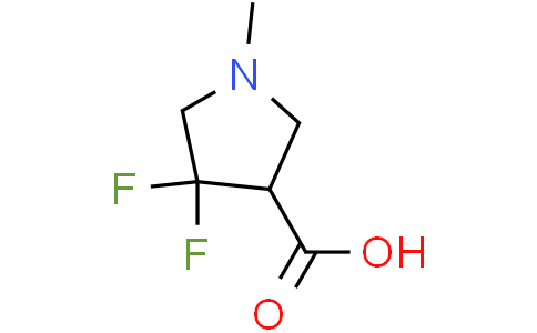 4,4-difluoro-1-methylpyrrolidine-3-carboxylic acid