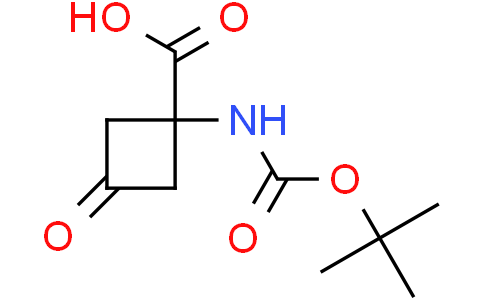 1-(tert-butoxycarbonylamino)-3-oxo-cyclobutanecarboxylic acid