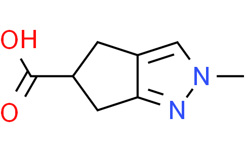 2-methyl-2H,4H,5H,6H-cyclopenta[c]pyrazole-5-carboxylic acid