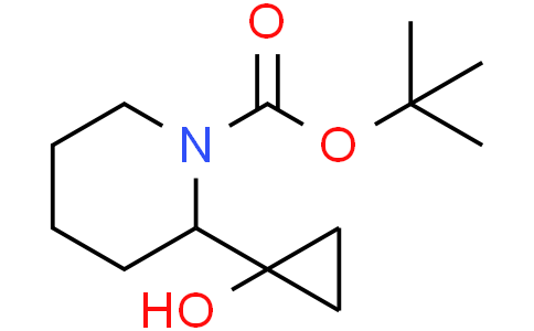 tert-butyl 2-(1-hydroxycyclopropyl)piperidine-1-carboxylate