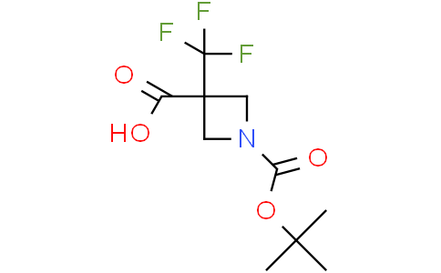 1-tert-butoxycarbonyl-3-(trifluoromethyl)azetidine-3-carboxylic acid