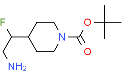 tert-butyl 4-(2-amino-1-fluoroethyl)piperidine-1-carboxylate