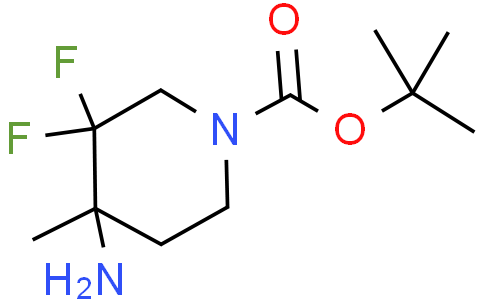 tert-butyl 4-amino-3,3-difluoro-4-methyl-piperidine-1-carboxylate