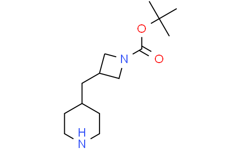 tert-butyl 3-[(piperidin-4-yl)methyl]azetidine-1-carboxylate