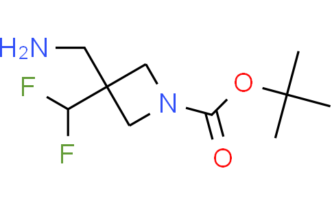 tert-butyl 3-(aminomethyl)-3-(difluoromethyl)azetidine-1-carboxylate