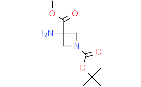1-tert-butyl 3-methyl 3-aminoazetidine-1,3-dicarboxylate