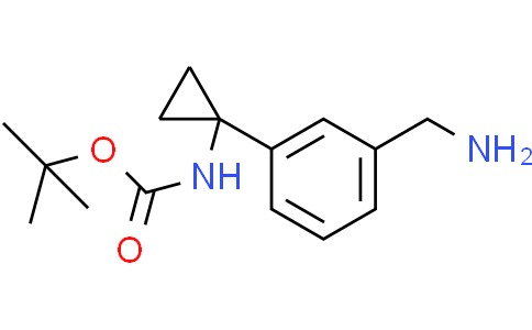 tert-Butyl (1-(3-(aminomethyl)phenyl)cyclopropyl)carbamateCas:1782626-57-6