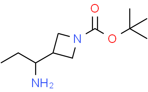 tert-butyl 3-(1-aminopropyl)azetidine-1-carboxylate