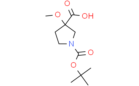 1-[(tert-butoxy)carbonyl]-3-methoxypyrrolidine-3-carboxylic acid