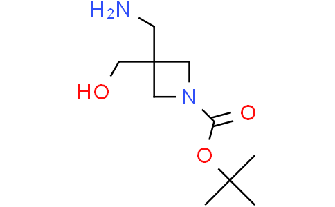 tert-butyl 3-(aminomethyl)-3-(hydroxymethyl)azetidine-1-carboxylate
