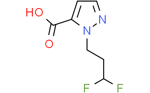 2-(3,3-difluoropropyl)pyrazole-3-carboxylic acid