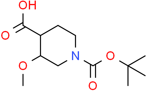 1-[(tert-butoxy)carbonyl]-3-methoxypiperidine-4-carboxylic acid