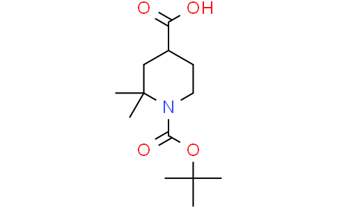1-[(tert-butoxy)carbonyl]-2,2-dimethylpiperidine-4-carboxylic acid