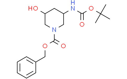 benzyl 3-{[(tert-butoxy)carbonyl]amino}-5-hydroxypiperidine-1-carboxylate