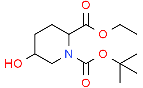 O1-tert-butyl O2-ethyl 5-hydroxypiperidine-1,2-dicarboxylate