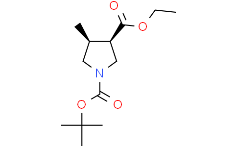 cis-1-tert-butyl 3-ethyl 4-methylpyrrolidine-1,3-dicarboxylate