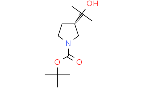tert-butyl (3S)-3-(1-hydroxy-1-methyl-ethyl)pyrrolidine-1-carboxylate