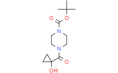 tert-butyl 4-(1-hydroxycyclopropanecarbonyl)piperazine-1-carboxylate