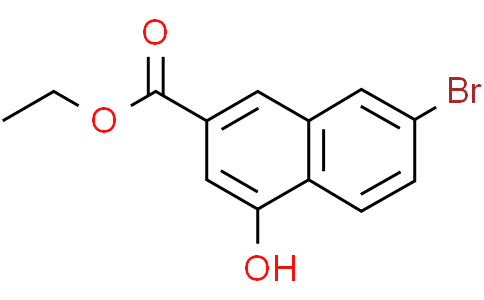 ethyl 7-bromo-4-hydroxy-naphthalene-2-carboxylate