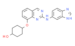 顺式-4-((2-((1H-苯并[d]咪唑-6-基)氨基)喹唑啉-8-基)氧基)环己醇,98%