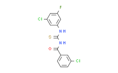 3-氯-N-[[(3-氯-5-氟苯基)氨基]硫代甲基]苯甲酰胺,98%