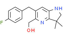 [6-[(4-fluorophenyl)methyl]-3,3-dimethyl-1,2-dihydropyrrolo[3,2-b]pyridin-5-yl]methanol