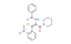 (Z)-N-(1-氯-1-(2-硝基苯基)-3-氧代-3-(哌啶-1-基)丙-1-烯-2-基)苯甲酰胺,≥95%