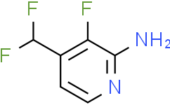 4-(二氟甲基)-3-氟吡啶-2-胺,97%