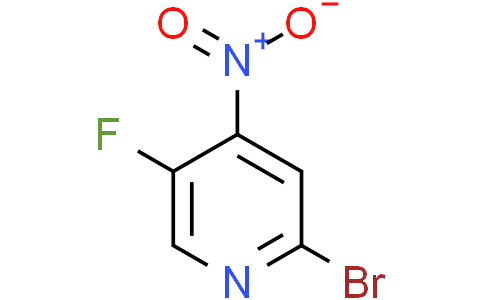 2-bromo-5-fluoro-4-nitro-pyridine