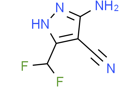 3-amino-5-(difluoromethyl)-1H-pyrazole-4-carbonitrile
