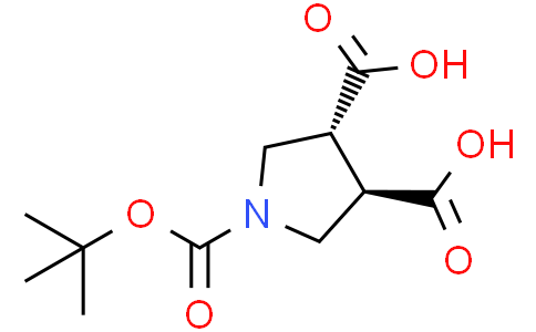 (3R,4R)-1-tert-butoxycarbonylpyrrolidine-3,4-dicarboxylic acid