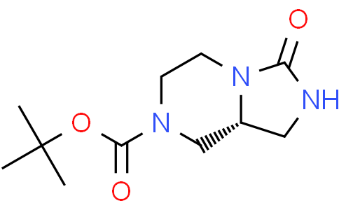 tert-butyl (8aR)-3-oxo-octahydroimidazolidino[1,5-a]piperazine-7-carboxylate