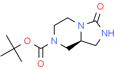 tert-butyl (8aS)-3-oxo-octahydroimidazolidino[1,5-a]piperazine-7-carboxylate