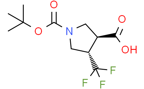 (3S,4S)-1-tert-butoxycarbonyl-4-(trifluoromethyl)pyrrolidine-3-carboxylic acid