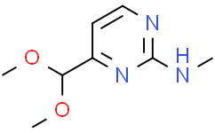 2-甲基氨基嘧啶-4-羧醛二甲基乙缩醛,95%