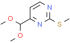 4-(二甲氧甲基)-2-甲硫基嘧啶
