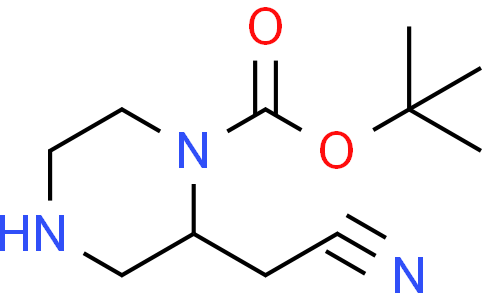 tert-butyl 2-(cyanomethyl)piperazine-1-carboxylate
