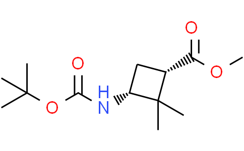 methyl (1S,3R)-3-(tert-butoxycarbonylamino)-2,2-dimethyl-cyclobutanecarboxylate