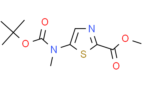 methyl 5-{[(tert-butoxy)carbonyl](methyl)amino}-1,3-thiazole-2-carboxylate