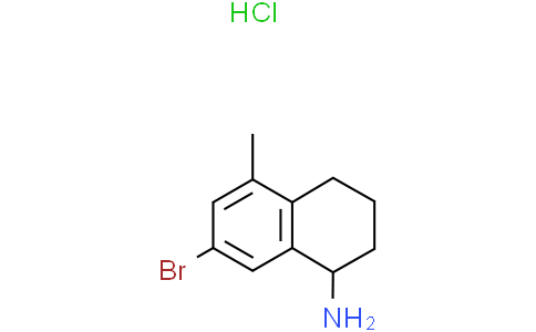 7-Bromo-5-methyl-1,2,3,4-tetrahydronaphthalen-1-amine hydrochlorideCas:1810069-90-9