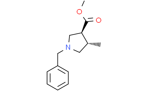 methyl (3S,4S)-1-benzyl-4-methylpyrrolidine-3-carboxylate
