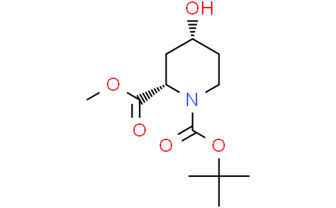 1-tert-butyl 2-methyl cis-4-hydroxypiperidine-1,2-dicarboxylate