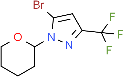 5-bromo-1-(oxan-2-yl)-3-(trifluoromethyl)-1H-pyrazole