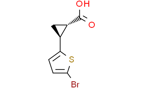 trans-2-(5-bromo-2-thienyl)cyclopropanecarboxylic acid