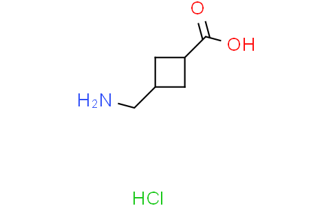 3-(aminomethyl)cyclobutane-1-carboxylic acid hydrochloride