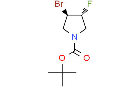 tert-butyl trans-3-bromo-4-fluoropyrrolidine-1-carboxylate
