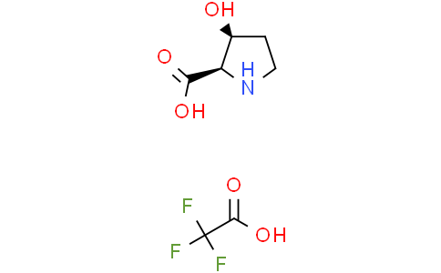 (2R,3S)-3-hydroxypyrrolidine-2-carboxylic acid; trifluoroacetic acid